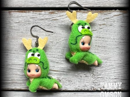 Dragon Kewpie Doll earrings For Discount