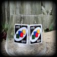 UNO cards earrings-Card game earrings Supply