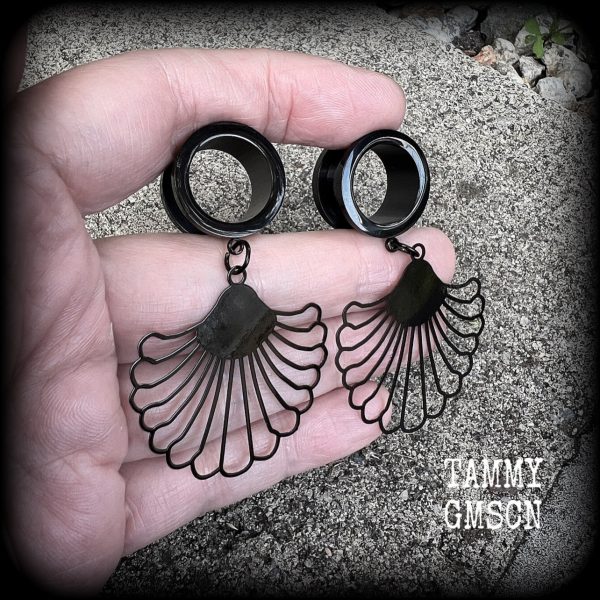 Aphrodite art nouveau tunnel earrings Online Sale