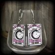 The Moon tarot card earrings-Pastel goth earrings Hot on Sale