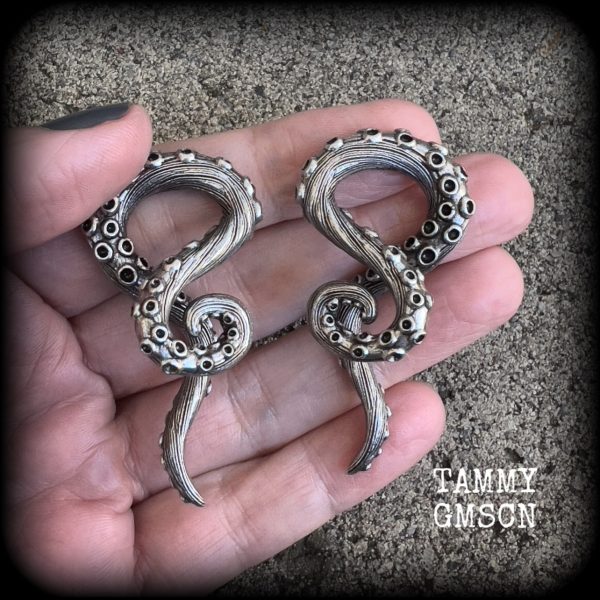 Octopus tentacle ear hangers Discount