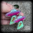 UFO earrings-Pizza abduction earrings Cheap