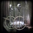 Trident gauged earrings-Neptune earrings on Sale