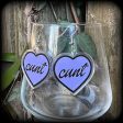 Swear word earrings-Cuss words Online