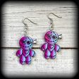 Voodoo doll earrings-Halloween earrings For Cheap