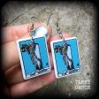 The Hermit-Tarot card earrings-Occult jewelry For Cheap