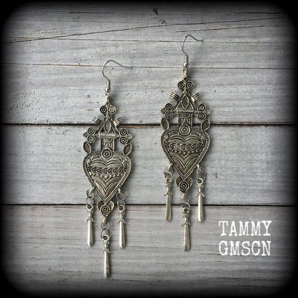 Three of swords earrings-Tarot jewelry Hot on Sale