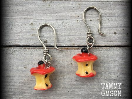 Apple earrings-Retro fruit ear hangers Sale