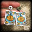 The Wheel of Fortune Tarot card tunnel earrings Discount