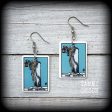 The Hermit-Tarot card earrings-Occult jewelry For Cheap