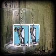 The Hermit-Tarot card earrings-Occult jewelry For Cheap